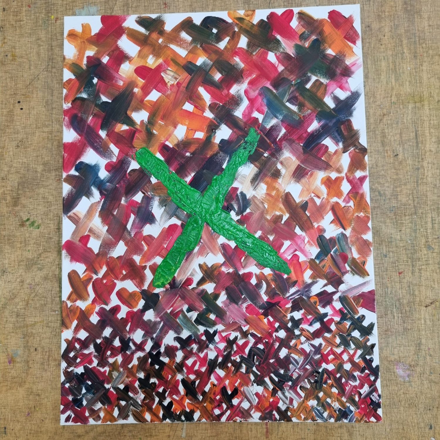 Andrea Dalichau, Atelier für kunsttherapeutische Gestaltung, Male dein "NEIN", Kunsttherapie Oldenburg, Kunsttherapie und Um
zu, Malen mit Erwachsenen